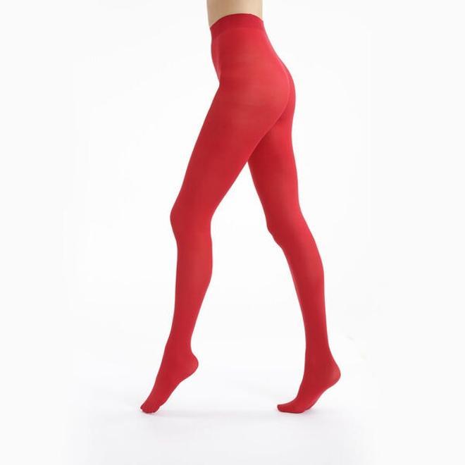 Panti opaco aterciopelado rojo pasión de DIM