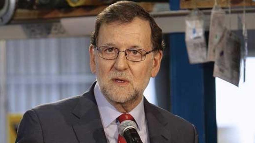 Rajoy, durante su comparecencia en Guadalajara.