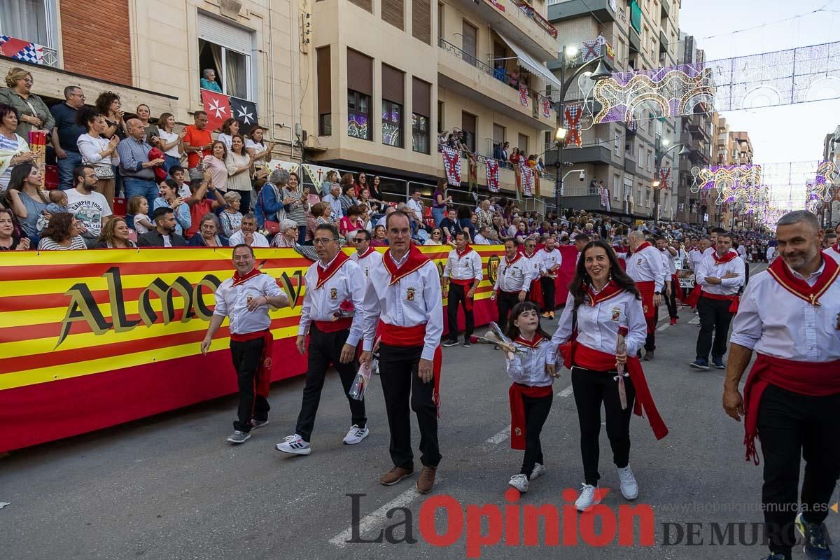 Gran desfile en Caravaca (bando Caballos del Vino)