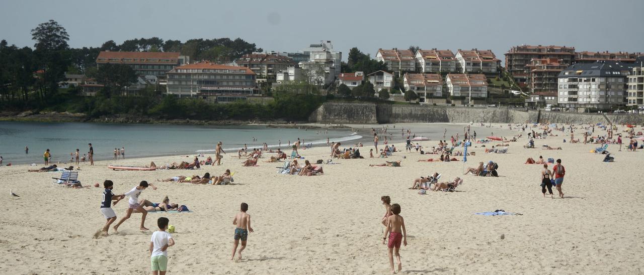 La playa de Silgar.