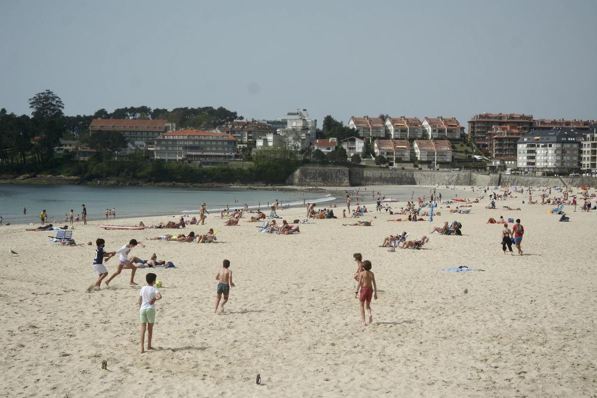 La playa de Silgar.