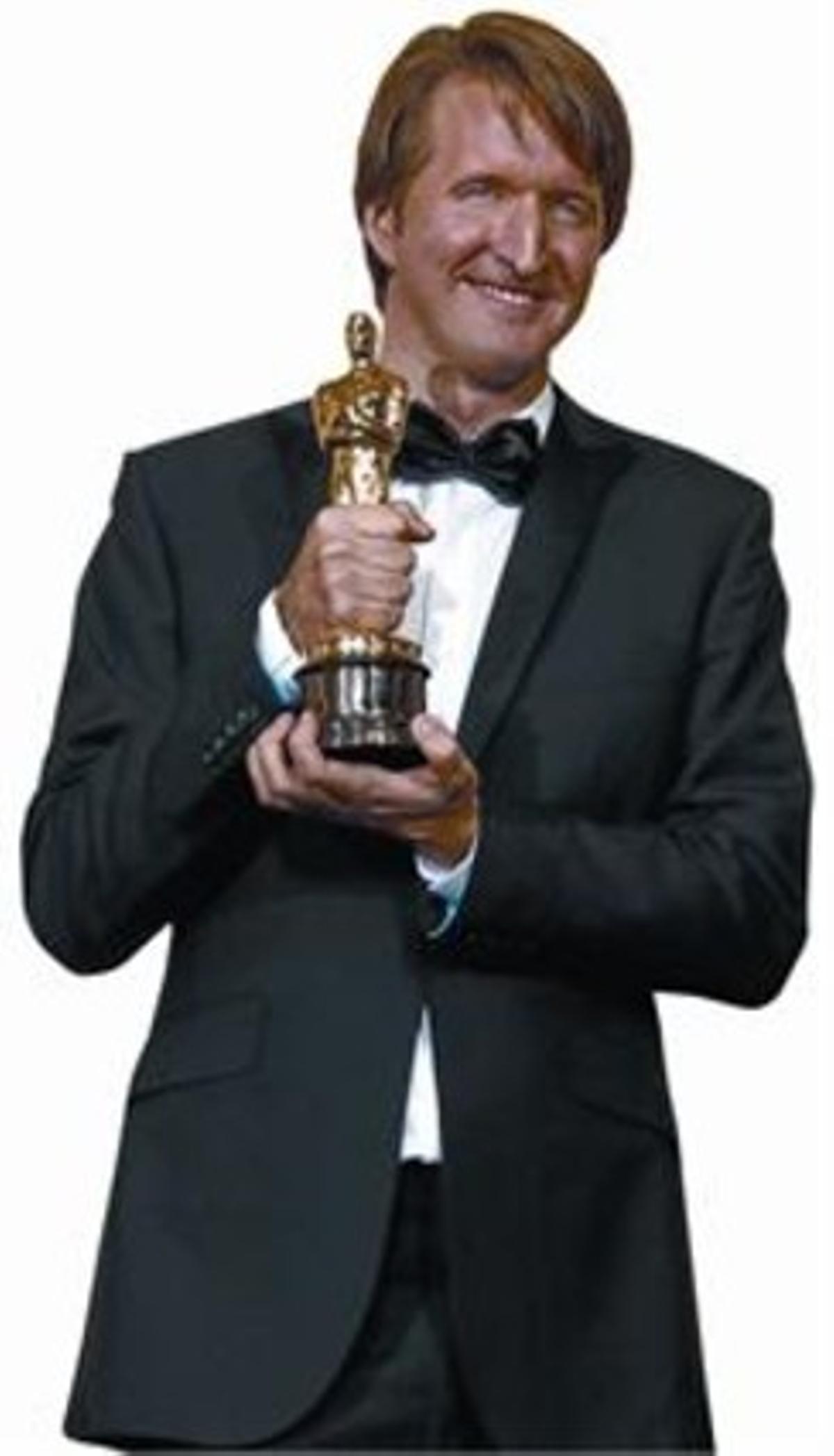 Tom Hooper,amb el seu Oscar. Tom Hooper,amb el seu Oscar.