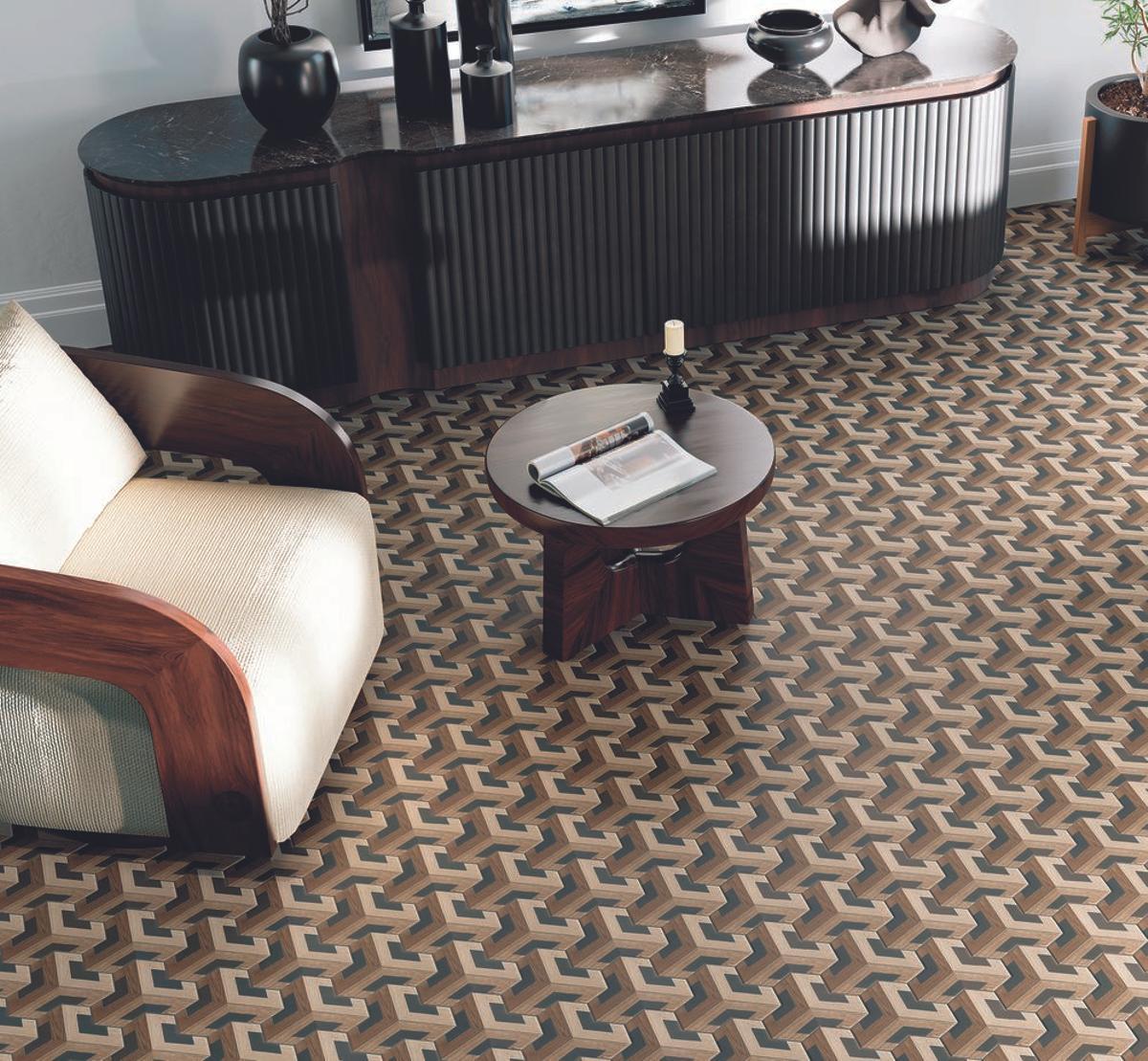 La serie ‘Triart Box Wood’ evoca la calidez de la madera.