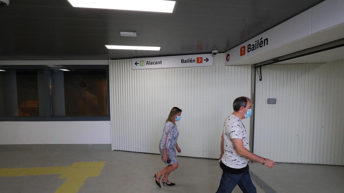 El accidente se ha producido en la parada del metro de Bailén.