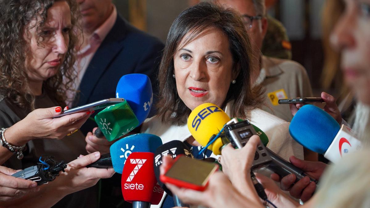 La ministra de Defensa en funciones, Margarita Robles.