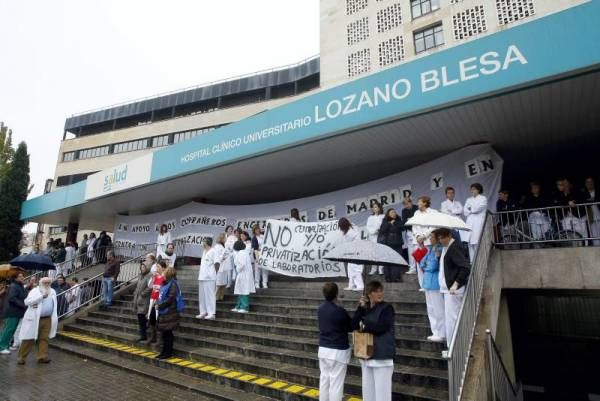 Fotogalería: Concentración contra la privatización de la sanidad