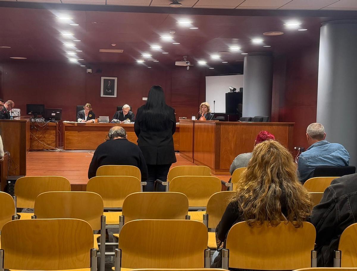 Imagen del juicio celebrado este martes en la Audiencia Provincial de Cáceres.