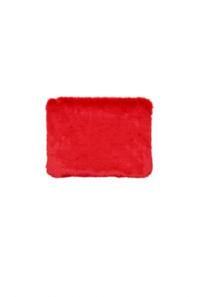Cartera de peluche rojo de Coosy