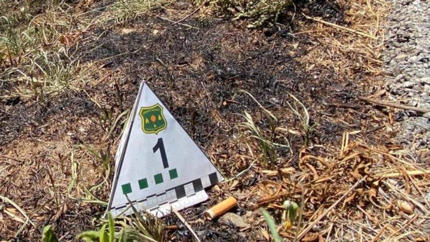 Calonge Incendi L'incendi del marge de la C-31 a Calonge hauria començat per una cigarreta