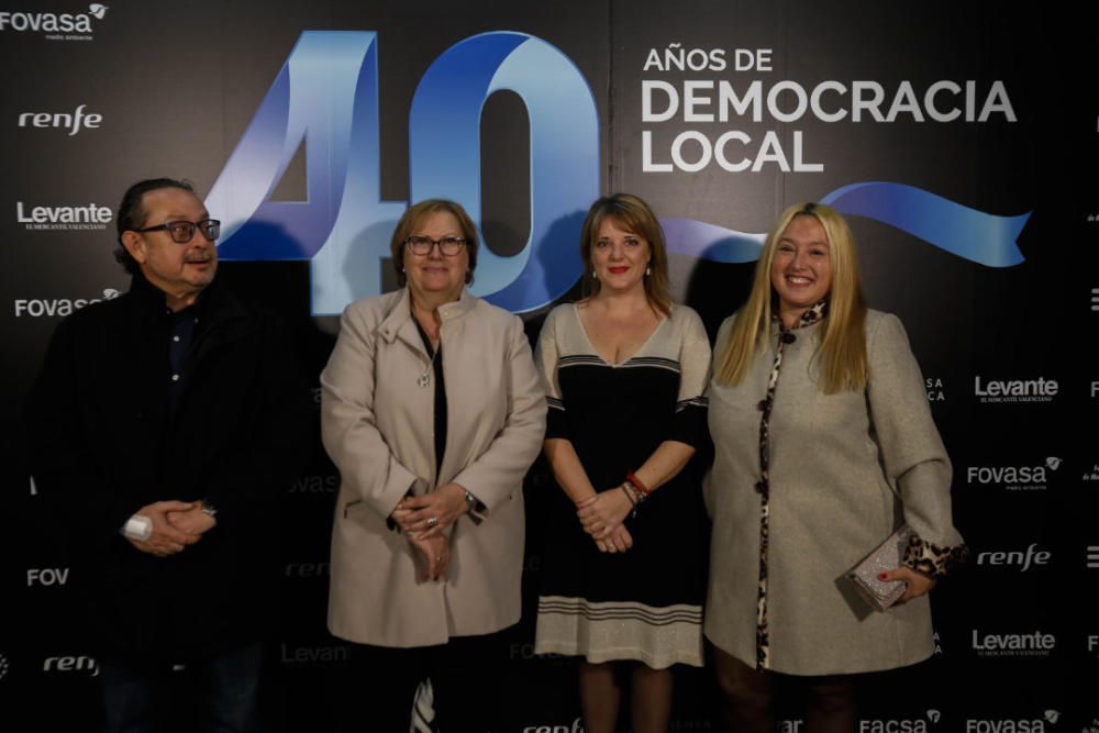 Gala de los 40 años de democracia local en Levante-EMV