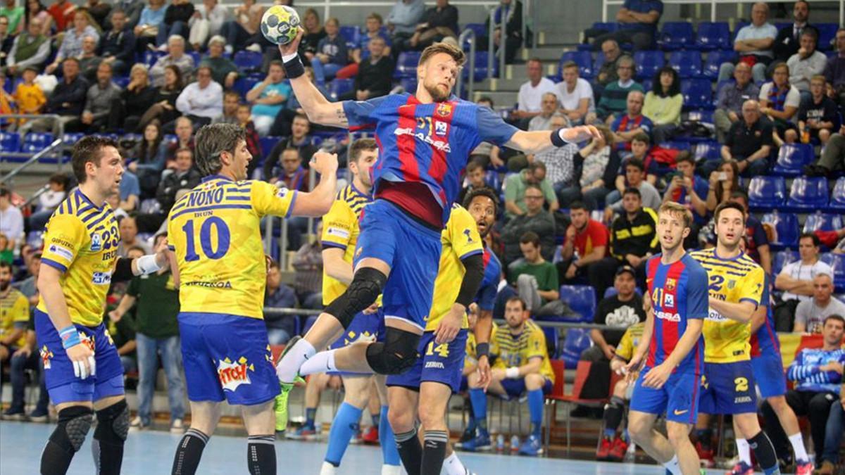 El Barça ganó al Bidasoa y se proclamó campeón a cuatro jornadas del final de Liga