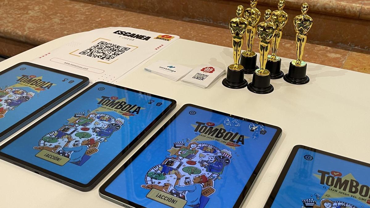 Presentación del videojuego Tómbola sobre cine español, creado por una empresa de Málaga.