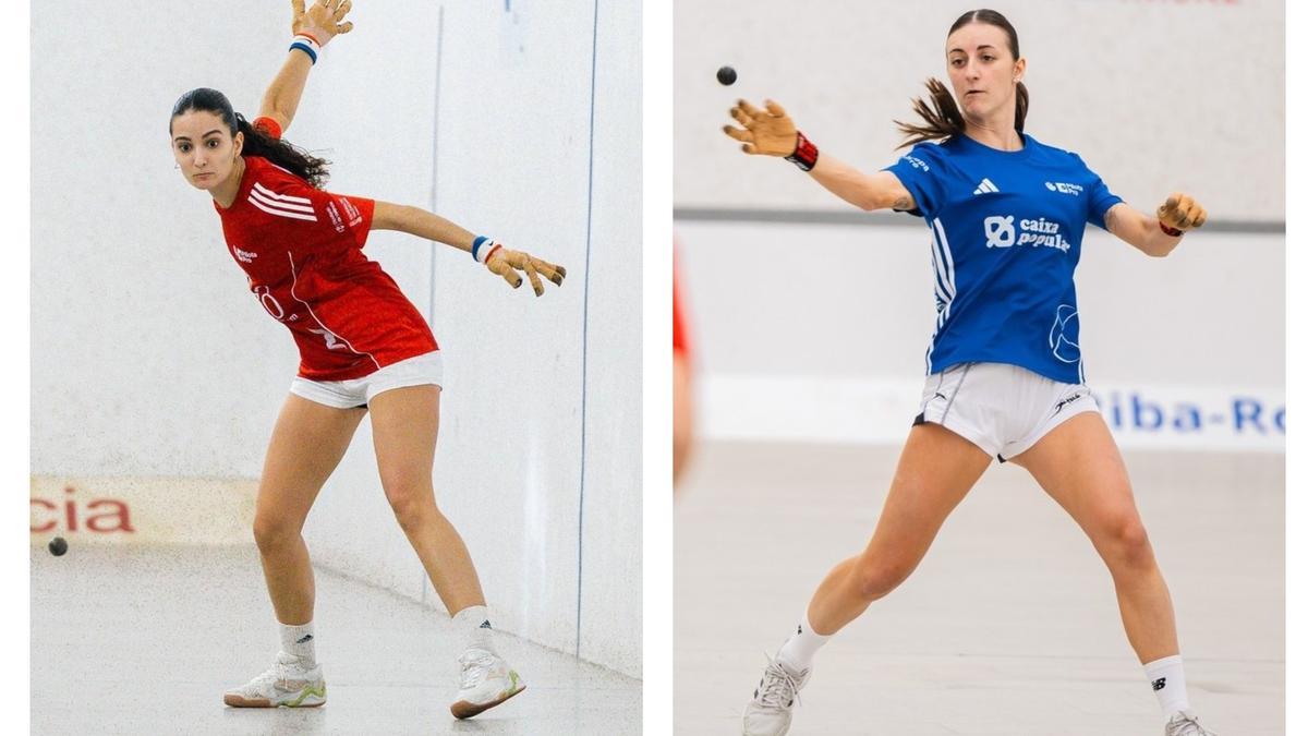 Júlia i Patri, en acció, són les representants de la Safor en la Lliga CaixaBank