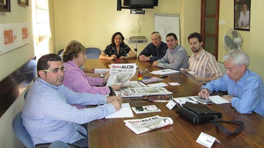 La Comisión Ejecutiva Permanente Provincial se reunió ayer en la sede del PSOE de Alcoy.