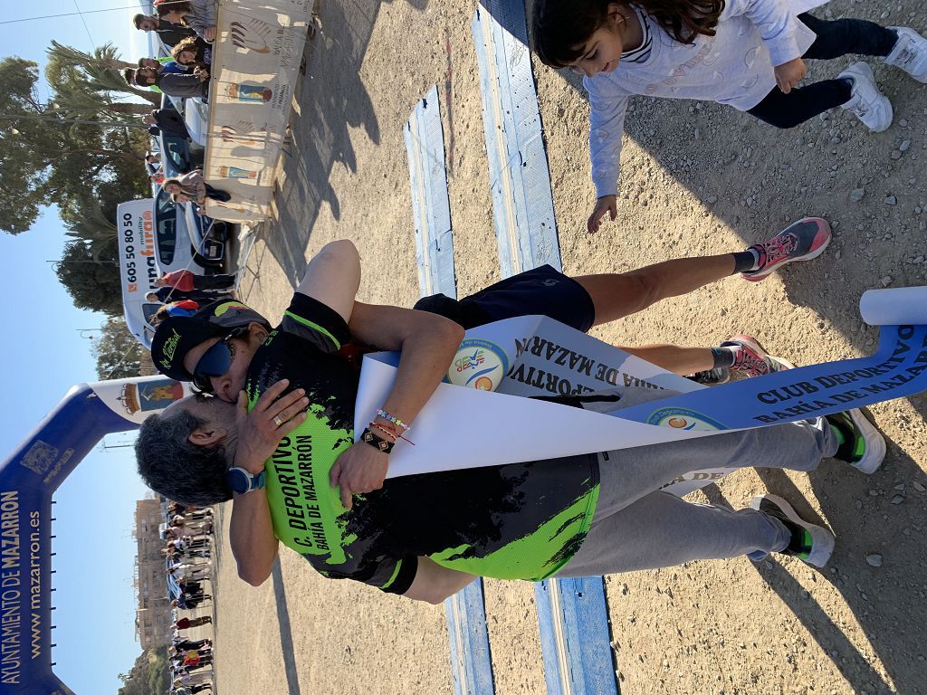 Todas las imágenes del cross por las calas de Bolnuevo, en Mazarrón