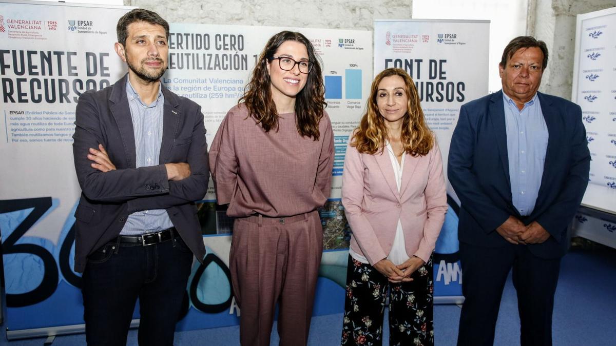 Juan Ángel Conca, Aitana Mas, Isaura Navarro y Francisco Candela.