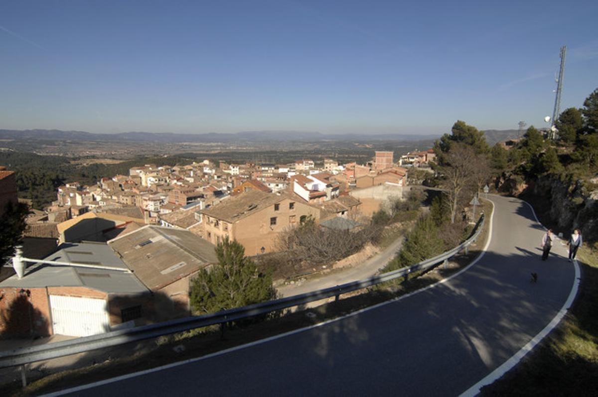 Imagen del pueblo de Rasquera. Imagen del pueblo de Rasquera.