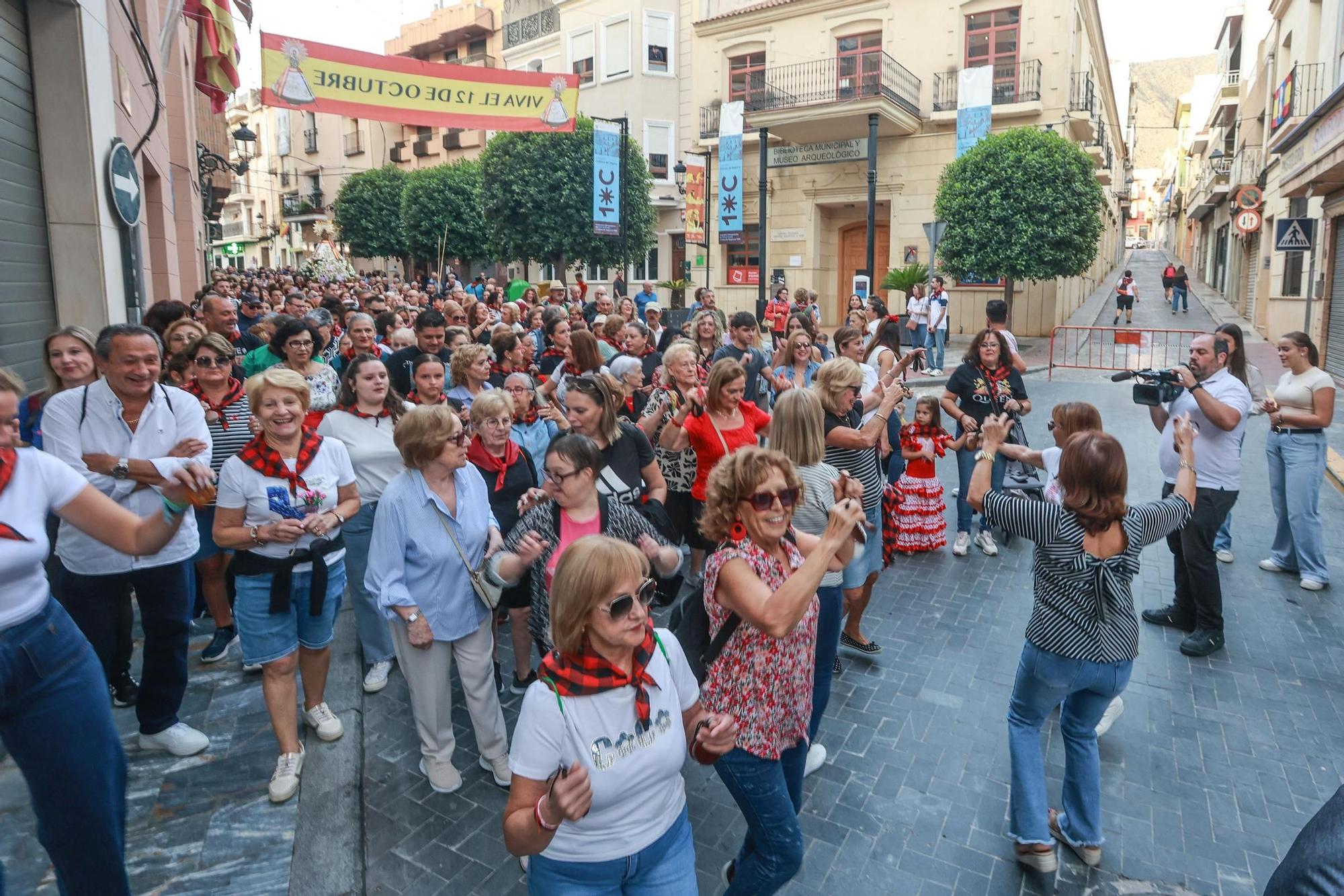 Así fue la procesión de la Virgen del Pilar en Callosa de Segura