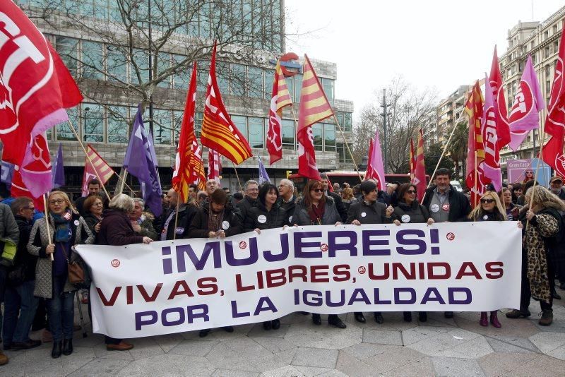 La jornada del 8M en Aragón