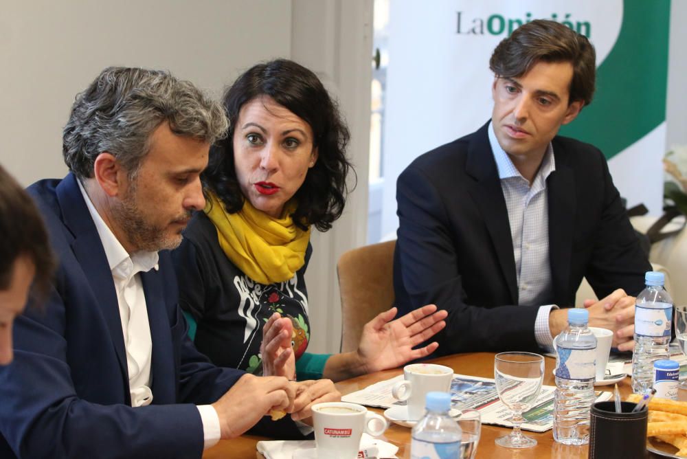 Fotos del debate del 28-A en La Opinión de Málaga