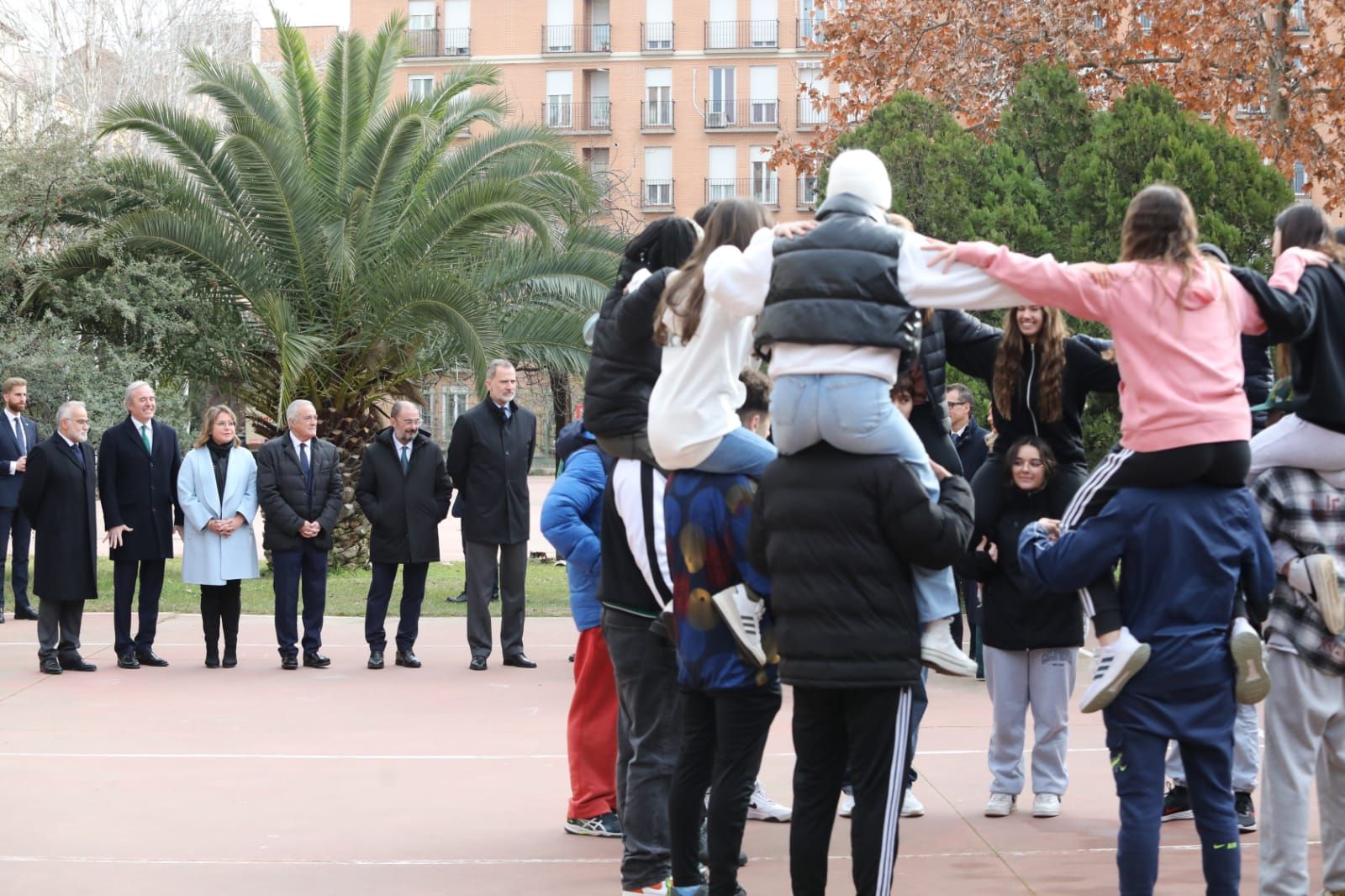 El Rey Felipe VI visita el IES Ramón y Cajal de Zaragoza