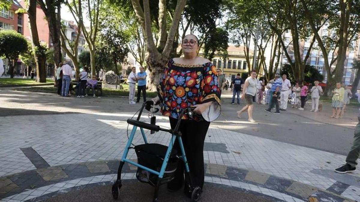 Vanesa Llaneza, en La Felguera