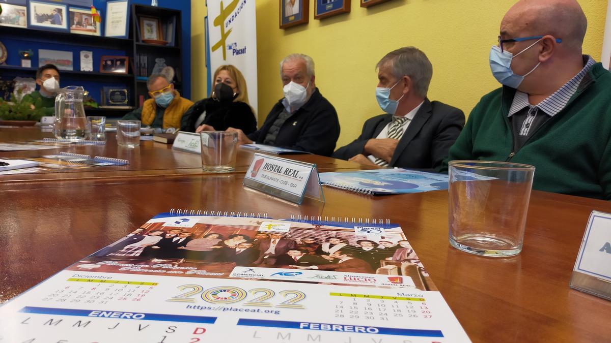 Presentación de una actividad en la sede de Placeat de Plasencia, donde se ha fallado el premio de Periodismo.