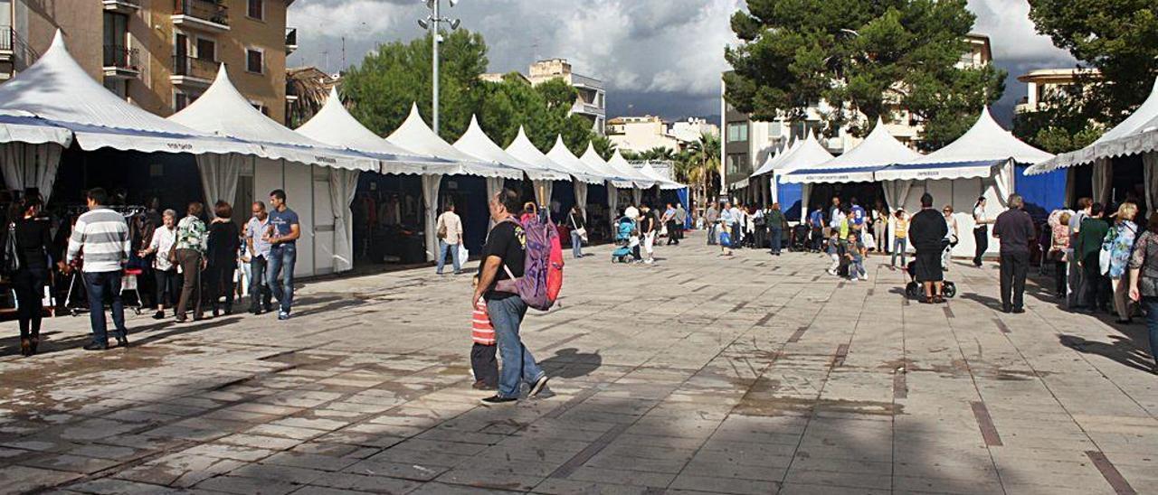 Imagen de la Plaça Mallorca de Inca, que será reformada el próximo año.