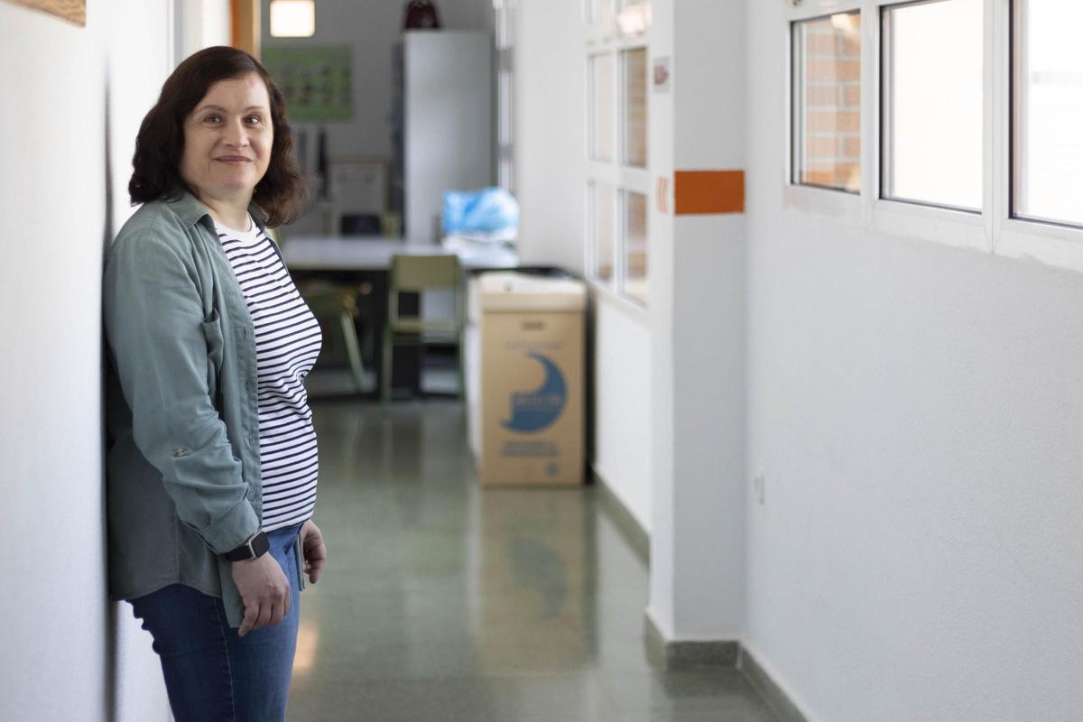 María del Carmen Martínez, auxiliar administrativo y vicepresidenta de Asido Cartagena.