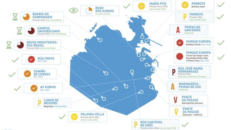 El Concello elimina diez vertidos localizados en 2015 y apura la supresión de otros cuatro