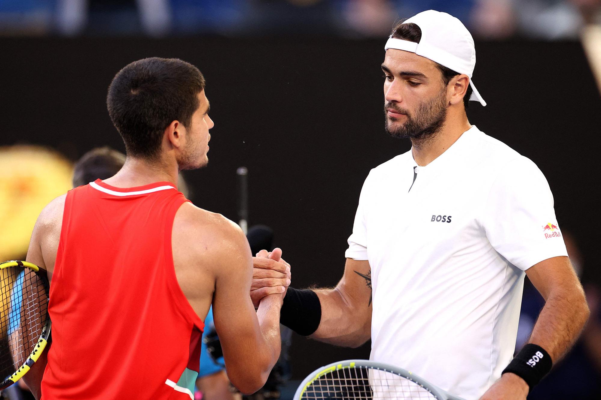 Berrettini ganó a Alcaraz