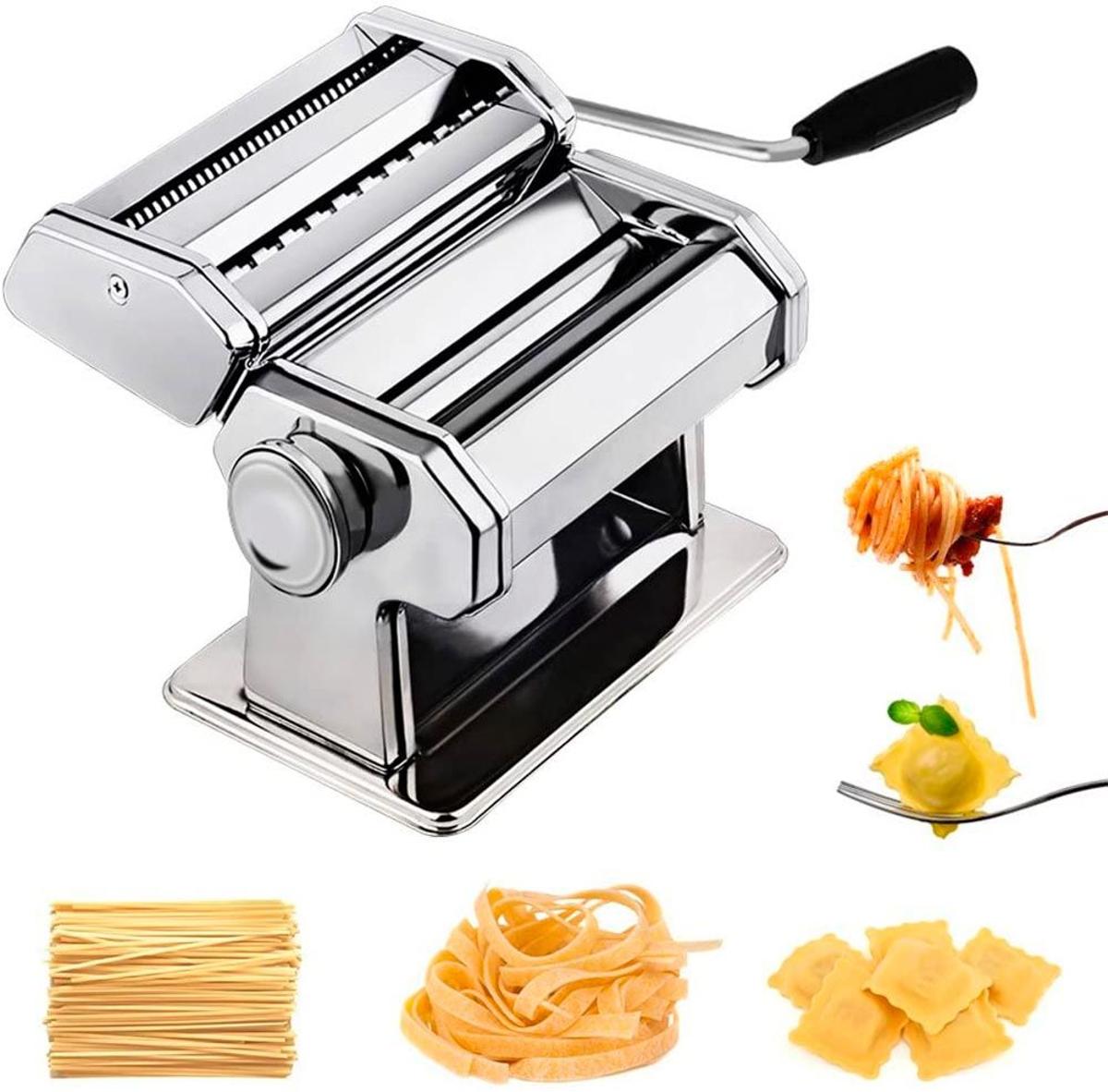 Máquina para hacer pasta y ravioli Chefly de Amazon. (Precio: 44,21 euros)