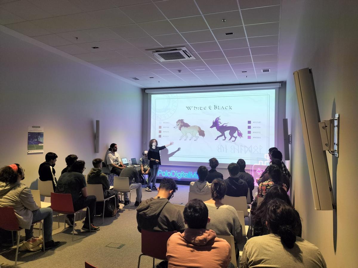 Presentación del videojuego del equipo Tallgrass en el Polo Digital de Málaga.