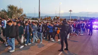 El Real Murcia-Ceuta, declarado de alto riesgo