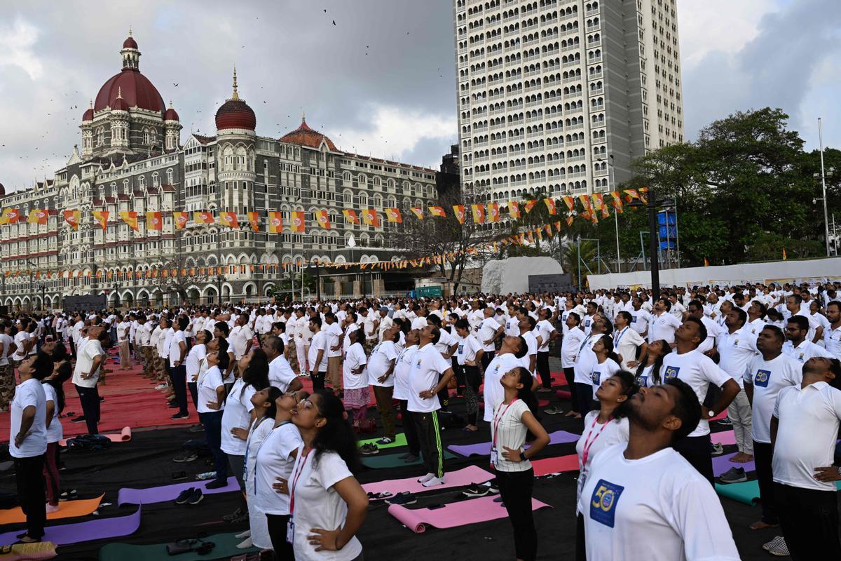 Día Internacional del Yoga en la India