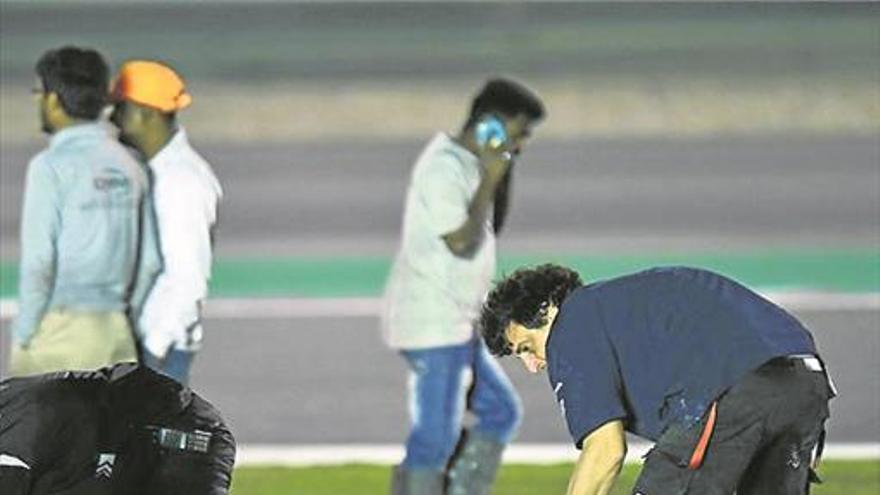 La lluvia fuerza la suspensión de los entrenamientos en Doha