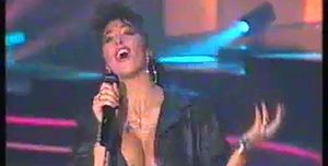 Una actuació de Sabrina a TVE el 1988.
