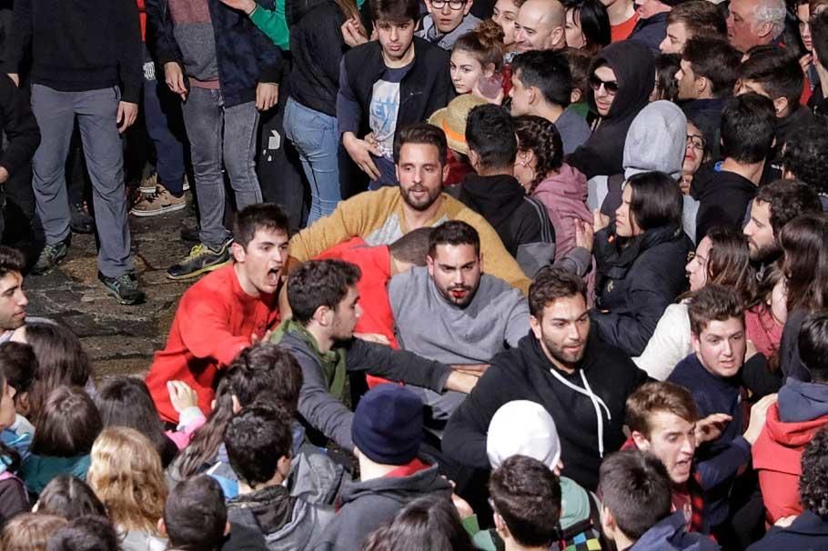 Sant Antoni 2018: Als die Kiefer in Pollença brach