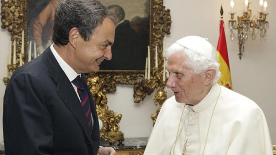 Zapatero y el Papa se reúnen en la Nunciatura