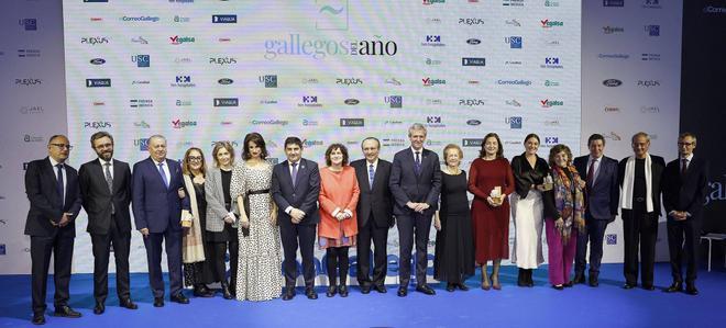 La gala de entrega de los Premios Gallegos del Año, en imágenes