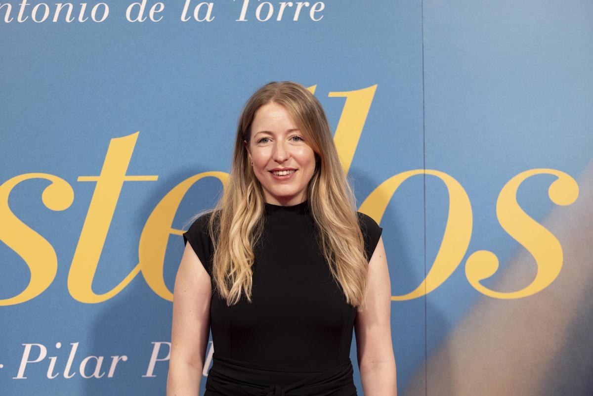 Pilar Palomero en el preestreno de ‘Los destellos’ en Zaragoza.