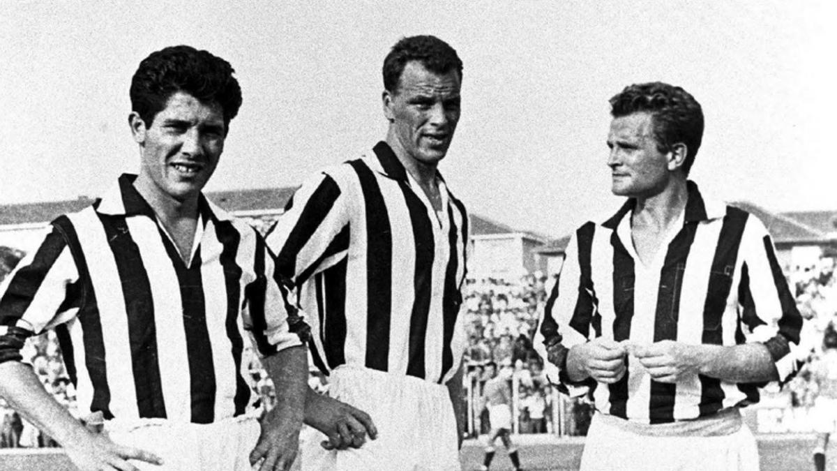 Sivori, Charles y Boniperti, el trío mágico de la Juventus