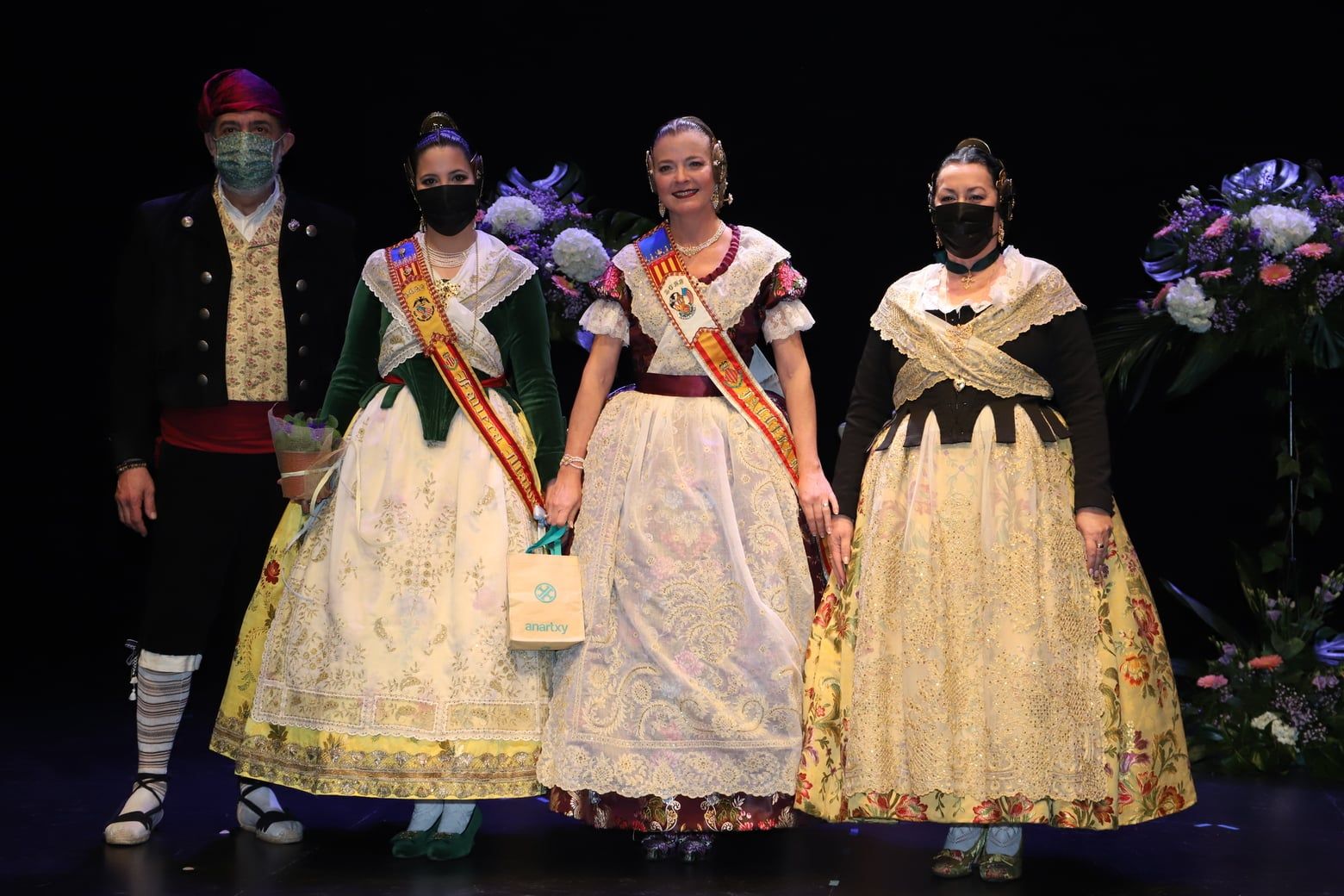 Exaltación de Patricia Sanz, fallera mayor infantil de València 1986, en Sevilla-Denia