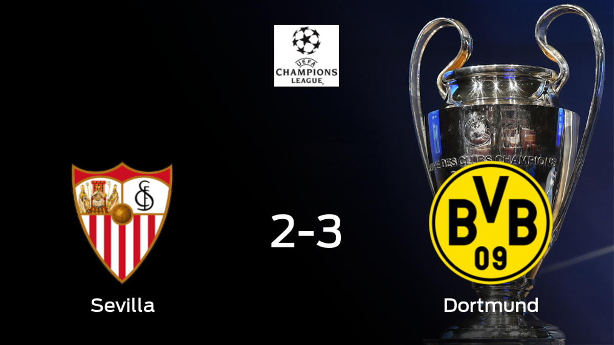 El Borussia Dortmund se pone por delante en la primera eliminatoria de octavos de final con un resultado de 2-3