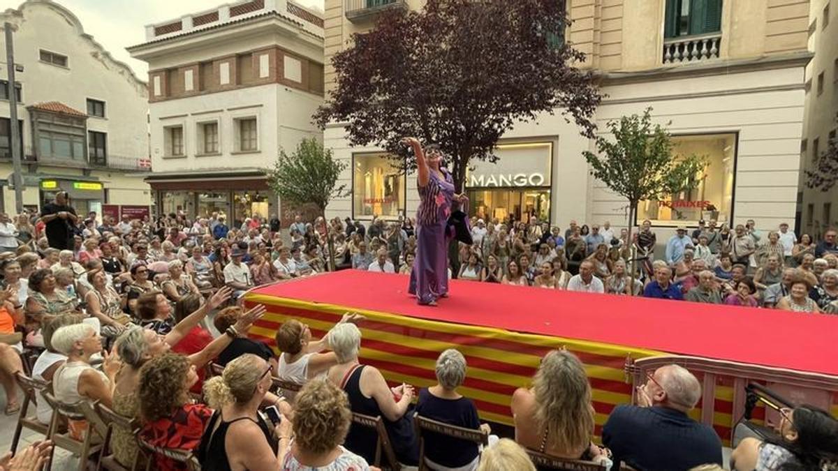 Un dels moments de la desfilada.