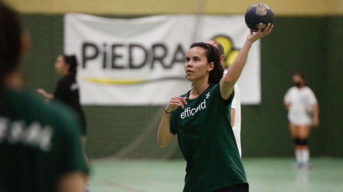 La brasileña Agda Rafaela Pereira (Itea Córdoba) en un entrenamiento.