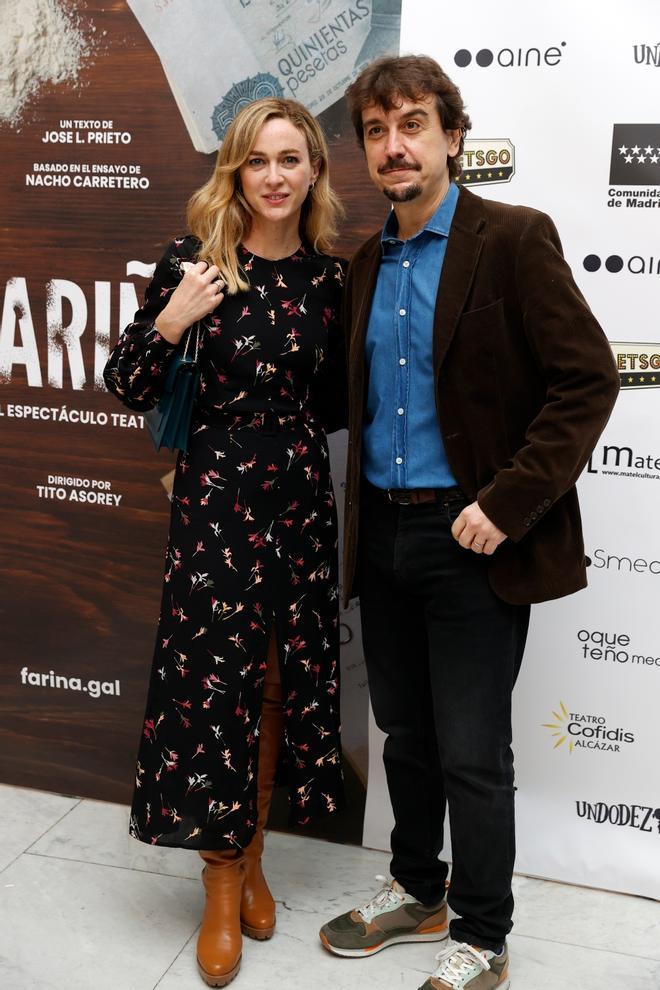 Marta Hazas y Javier Veiga en la premiére de 'Fariña'