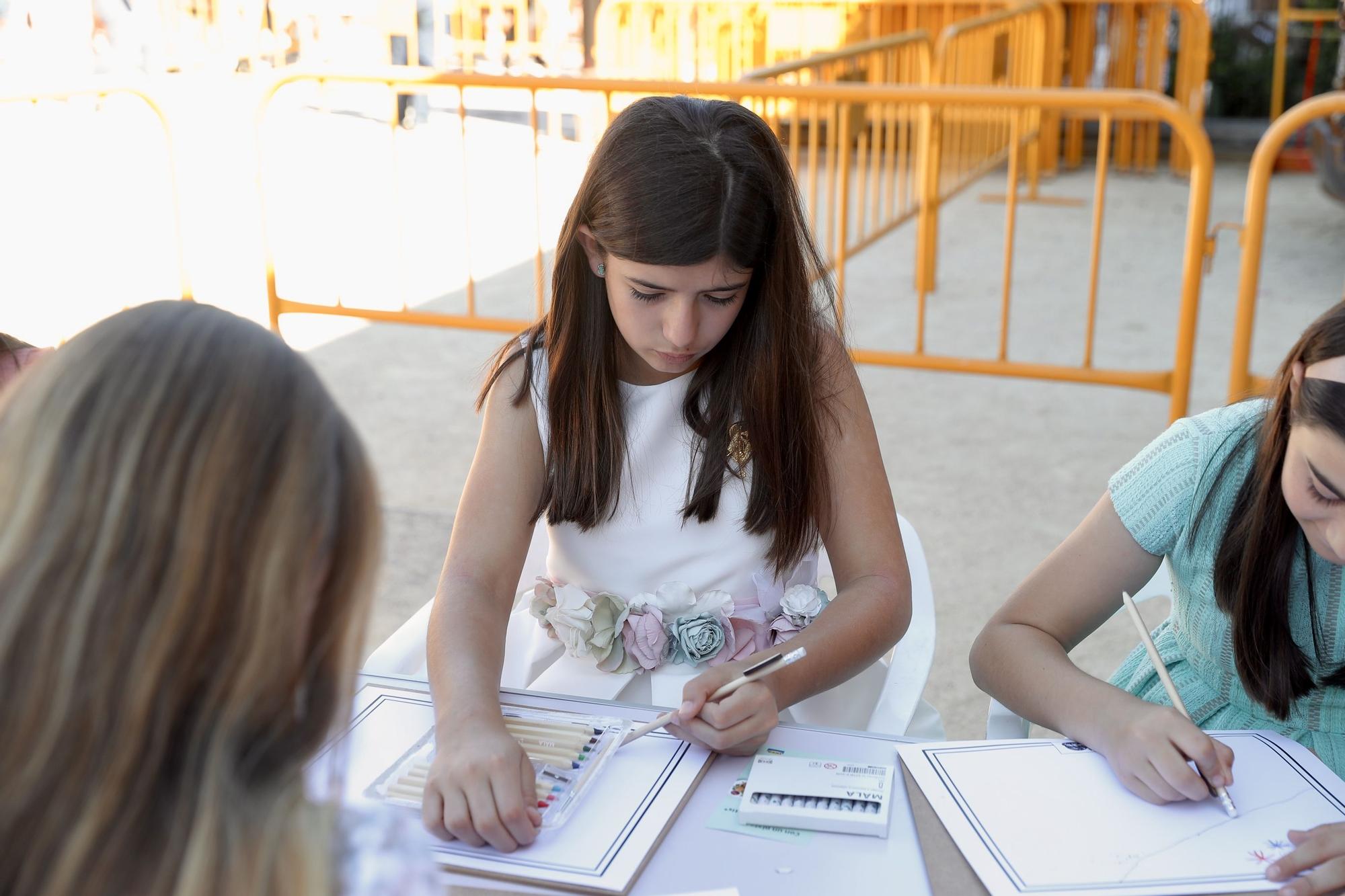 Los falleros infantiles recuperan el concurso de dibujo