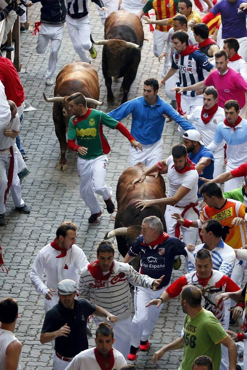 Encierro del cuarto día de las fiestas