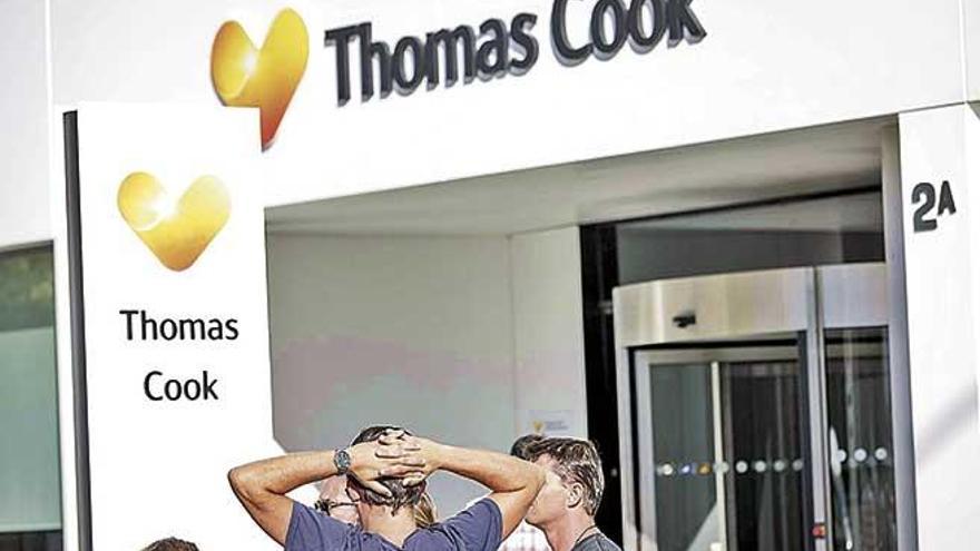 Los 900 empleados de Thomas Cook en Palma ignoran si se salvarán sus puestos de trabajo.